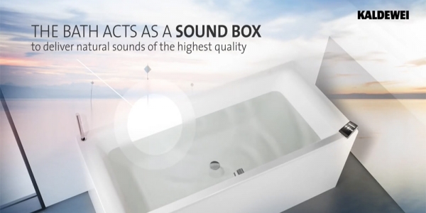 Kaldewei Sound Wave - The innovative bathroom audio system